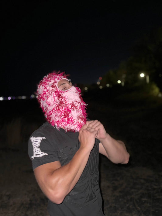 Pink Frostbite Ski Masks